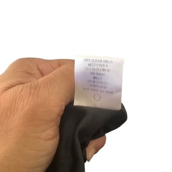 MILLY Lt Grey Marled T Back Knit Dress Size Medium - Picture 11 of 15